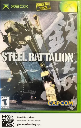 Steel Battalion Xbox, NTSC box front