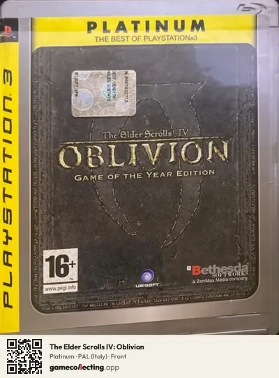 The Elder Scrolls IV: Oblivion PlayStation 3, Italy box front
