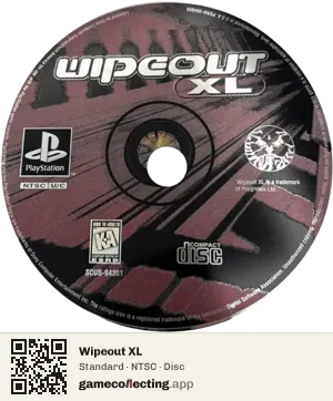 Wipeout XL PlayStation, NTSC disc