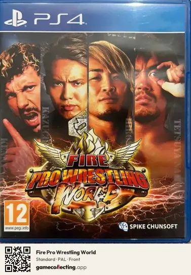 Fire Pro Wrestling World PlayStation 4, PAL box front