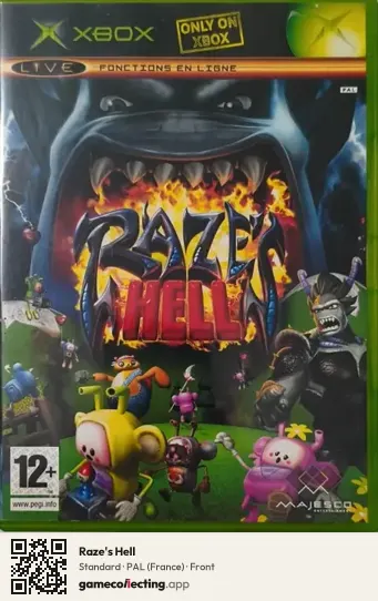 Raze's Hell Xbox, France box front