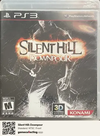 Silent Hill: Downpour PlayStation 3, NTSC box front