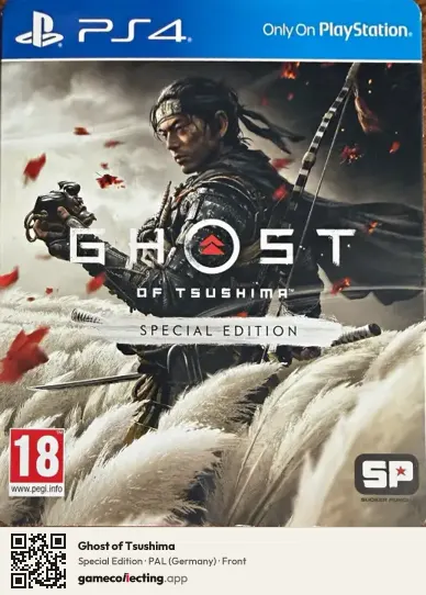 Ghost of Tsushima PlayStation 4, Germany box front