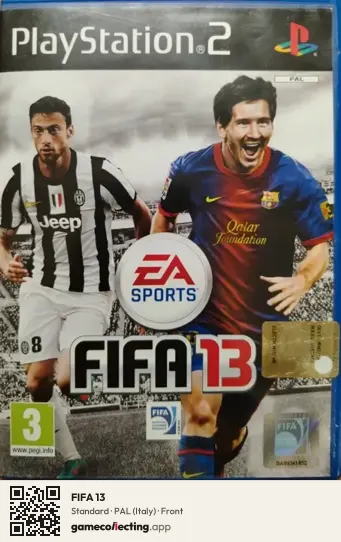 FIFA 13 PlayStation 2, Italy box front