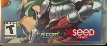 Ys Seven, the ESRB box on its front