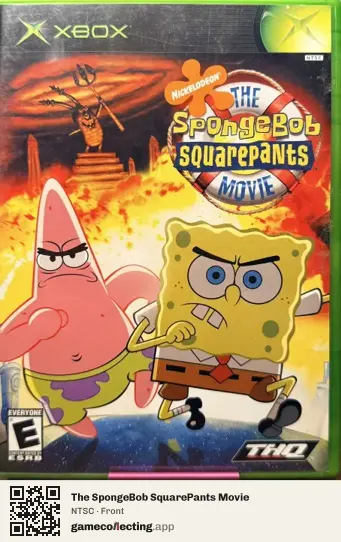 The SpongeBob SquarePants Movie Xbox, NTSC box front