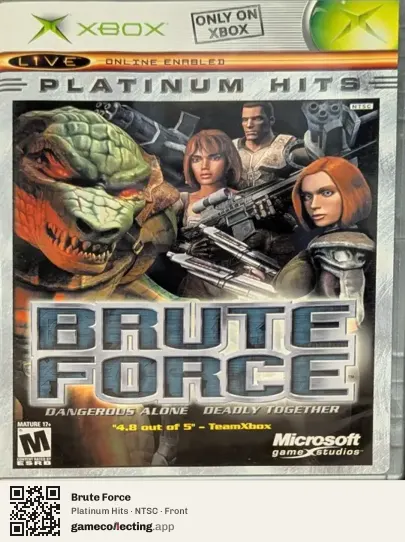 Brute Force Xbox, NTSC box front