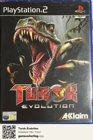 Turok: Evolution PlayStation 2, PAL box front