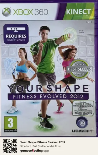 Your Shape: Fitness Evolved 2012 Xbox 360, Netherlands box front