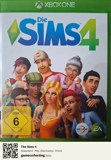 The Sims 4 Xbox One, Germany box front