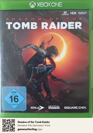 Shadow of the Tomb Raider Xbox One, Germany box front