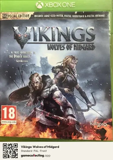Vikings: Wolves of Midgard Xbox One, PAL box front