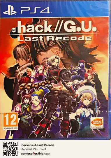 .hack//G.U. Last Recode PlayStation 4, PAL box front