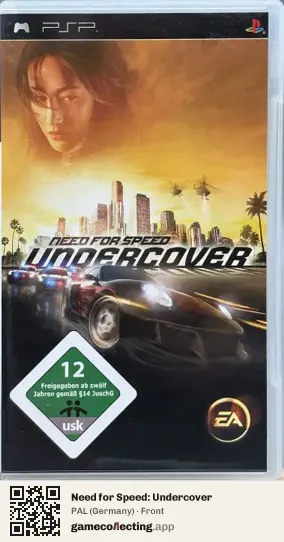 Need for Speed: Undercover PlayStation Portable, Germany box front