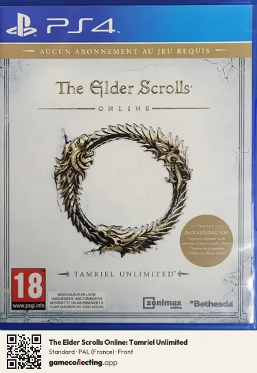 The Elder Scrolls Online: Tamriel Unlimited PlayStation 4, France box front