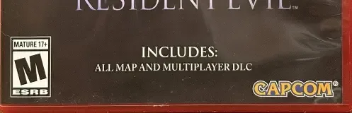 Resident Evil 6, the ESRB box on its front