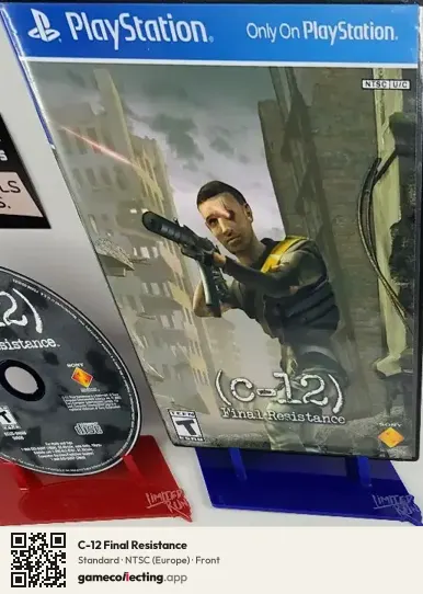 C-12 Final Resistance PlayStation, Europe box front
