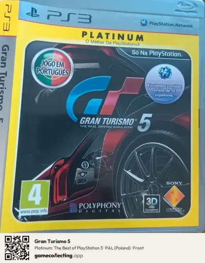 Gran Turismo 5 PlayStation 3, Poland box front