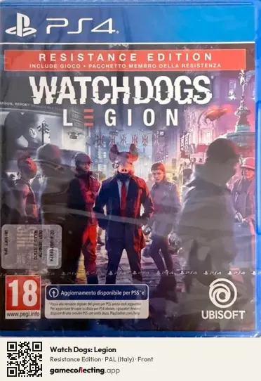 Watch Dogs: Legion PlayStation 4, Italy box front