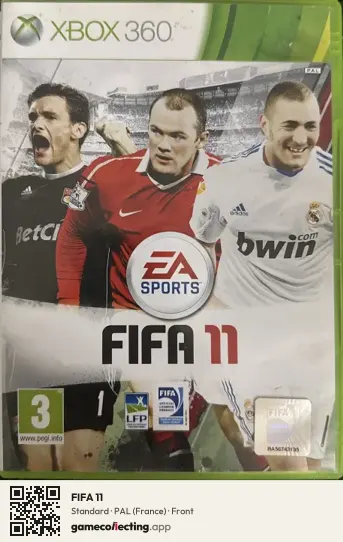 FIFA 11 Xbox 360, France box front