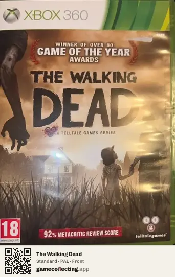 The Walking Dead Xbox 360, PAL box front