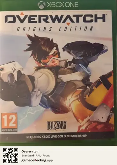Overwatch Xbox One, PAL box front