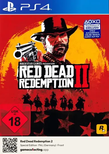 Red Dead Redemption 2 PlayStation 4, Germany box front