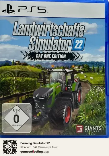 Farming Simulator 22 PlayStation 5, Germany box front