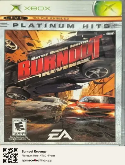 Burnout Revenge Xbox, NTSC box front