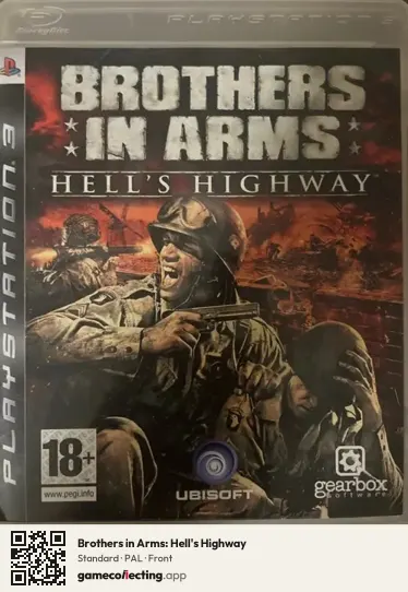 Brothers in Arms: Hell's Highway PlayStation 3, PAL box front