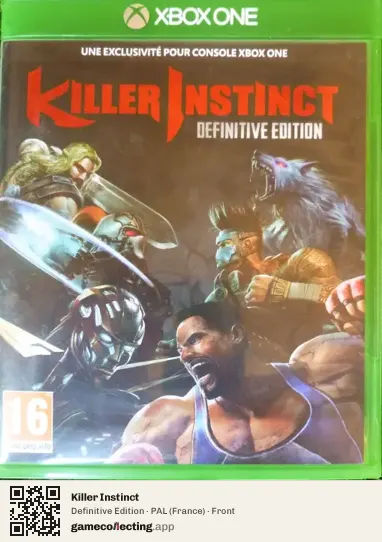 Killer Instinct Xbox One, France box front