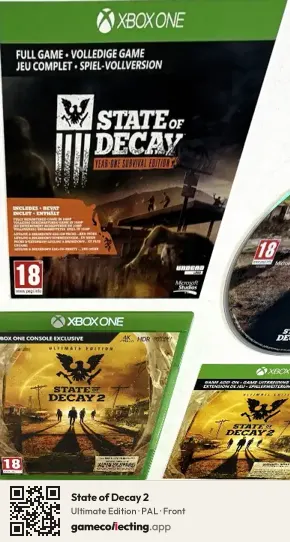 State of Decay 2 Xbox One, PAL box front
