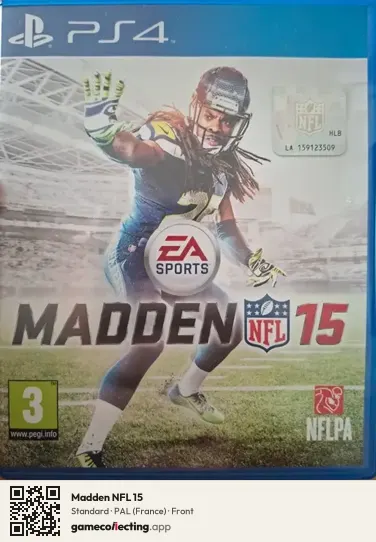 Madden NFL 15 PlayStation 4, France box front