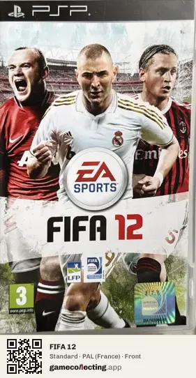 FIFA 12 PlayStation Portable, France box front