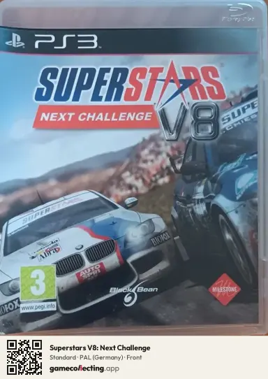 Superstars V8: Next Challenge PlayStation 3, Germany box front