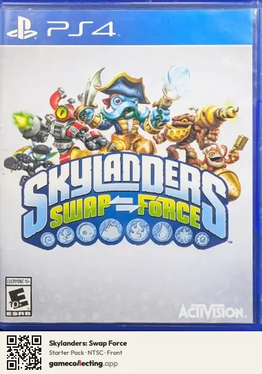 Skylanders: Swap Force PlayStation 4, NTSC box front