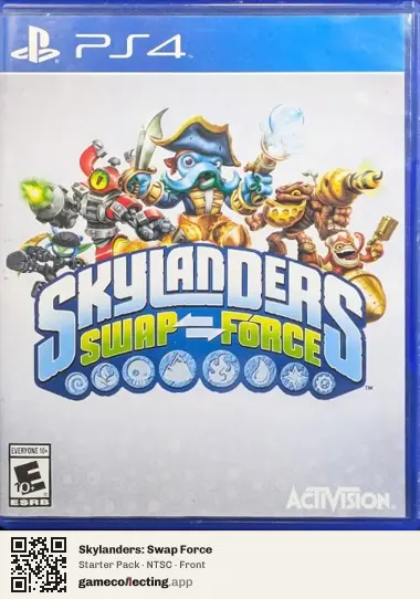Skylanders: Swap Force PlayStation 4, NTSC box front