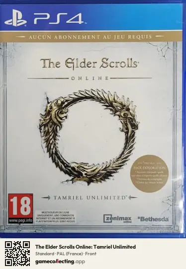 The Elder Scrolls Online: Tamriel Unlimited PlayStation 4, France box front