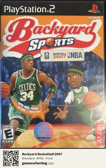 Backyard Basketball 2007 PlayStation 2, NTSC box front