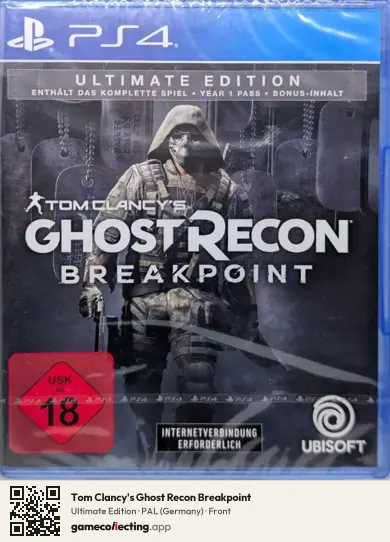 Tom Clancy's Ghost Recon Breakpoint PlayStation 4, Germany box front