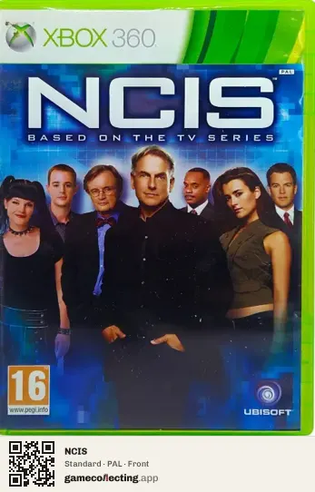 NCIS Xbox 360, PAL box front