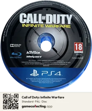 Call of Duty: Infinite Warfare PlayStation 4, PAL disc