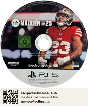 EA Sports Madden NFL 25 PlayStation 5, PAL disc