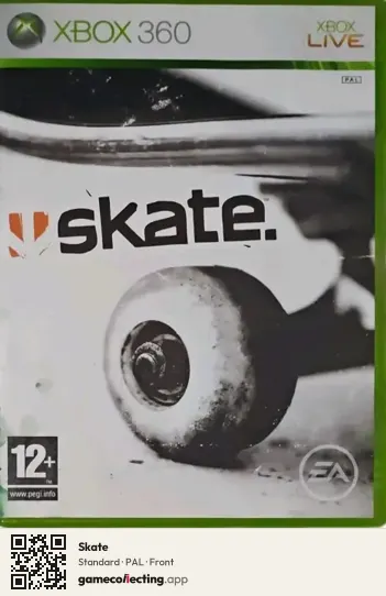 Skate Xbox 360, PAL box front