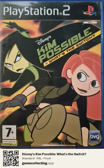Disney's Kim Possible: What's the Switch? PlayStation 2, PAL box front