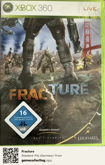 Fracture Xbox 360, Germany box front