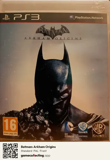 Batman: Arkham Origins PlayStation 3, PAL box front