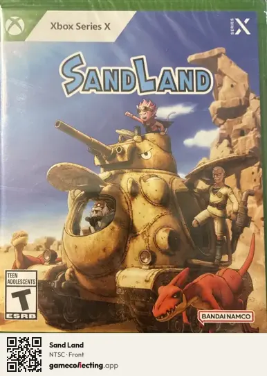 Sand Land Xbox Series X, NTSC box front