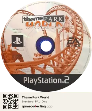 Theme Park World PlayStation 2, PAL disc