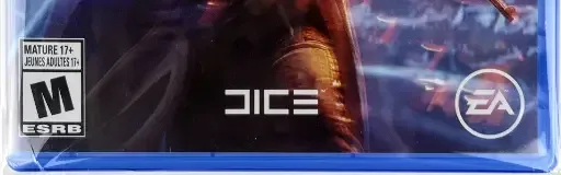 Battlefield V, the ESRB box on its front